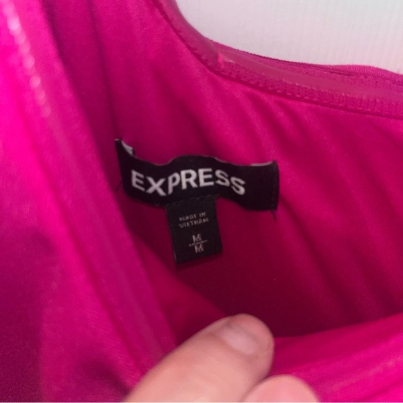 Express Fuchsia Sleeveless Dress - Picture 2 of 3